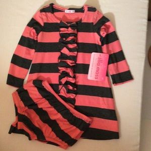 Ella Moss Dress 12-18M w/diaper cover